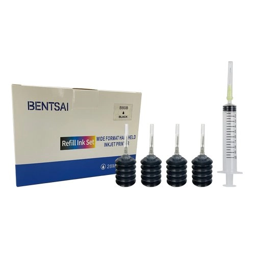 Cerneală pe bază de apă pentru reumplerea cartuşelor BENTSAI (set)